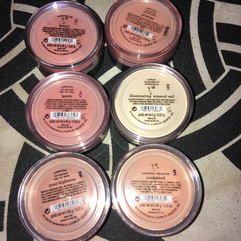 Bare minerals blushes